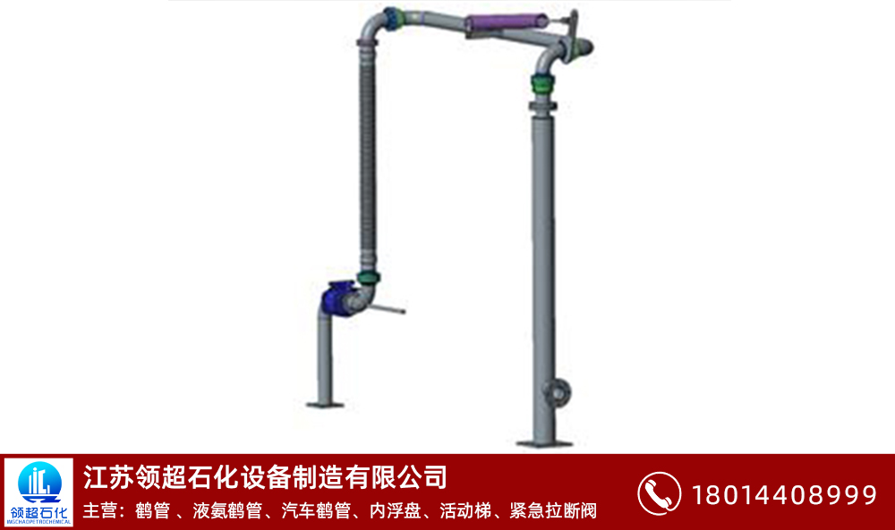 江西九江客戶定制采購的一批AL2402底部裝卸鶴管已通過物流發往使用現場(1)